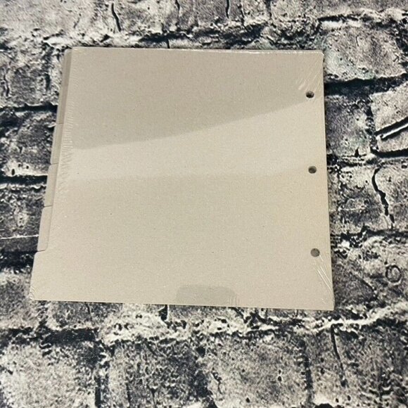 BoBunny Binder Refill Scrapbook 9x9 Photographs Crafting 6 Tabbed Pages - Picture 8 of 9